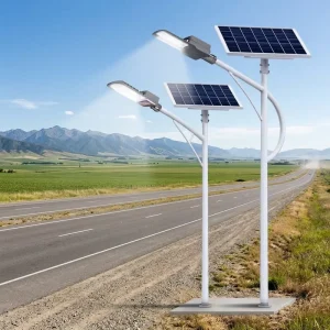 Aluminum LED Street Light IP65 Waterproof Multi-Color Temperature DC 6V Solar Street Lamp