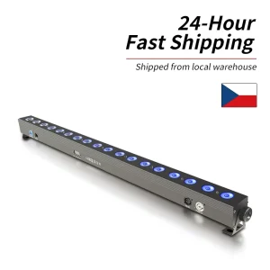 Aluminum LED Strip Wall Washer Lamp 18x12W Indoor Pixel Lighting