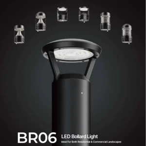 Aluminum LED Wall Lamp Light with Motion Sensor Control AC Powered Garden Outdoor Use Multi-Color Temperature Options