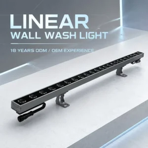 Aluminum LED Wall Washer Light IP67 Waterproof 18W 24W 36W 48W 72W RGB RGBW for Outdoor Building Facade Lighting