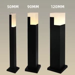Aluminum Outdoor Landscape Path Lights, Waterproof Garden, Patio, Yard, and Lawn Lamp