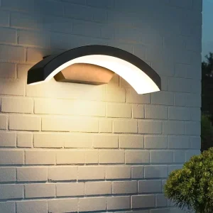 Aluminum PC Housing Metope Garden Lighting IP65 18W LED Wall Light
