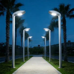Aluminum Profile Solar LED Courtyard Light 3m 3.5m High Pole for Gardens, Parks, Residential Areas, and Villas