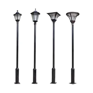 Aluminum Solar Lamp Post Light Solar Light Posts Waterproof Outdoor Lamps for Patio Backyard Front Porch