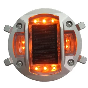 Aluminum Solar Road Stud IP68 Waterproof Light Cat Eye Traffic Safety Marker for Highway Parking Lot