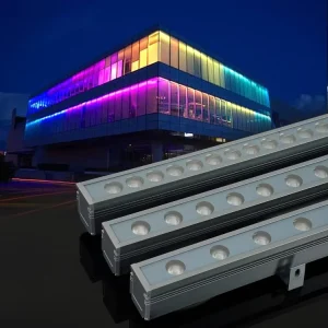 Aluminum Tempered Glass Indoor Signboard Spotlight, DC24V LED Wall Washer Light