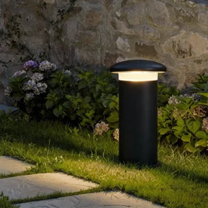 Aluminum Waterproof IP65 5W 10W 15W Dimmable Remote Control LED Lawn Walkway Garden Path Outdoor Bollard Lights