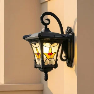 American Made Waterproof Glass Outdoor Wall Lamp Suitable for Gardens Patios Courtyards and Villas LED Wall Lamp with IP65