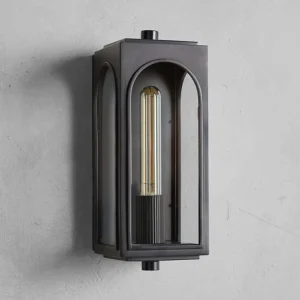 American Modern Wall Lamp Steel LED Outdoor Palladian Outdoor Wall Sconce