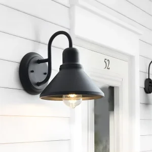 American Style Simple Outdoor Waterproof LED Wall Lamp for Balcony Doorway Terrace & Exterior Wall Rainproof & Lightningproof