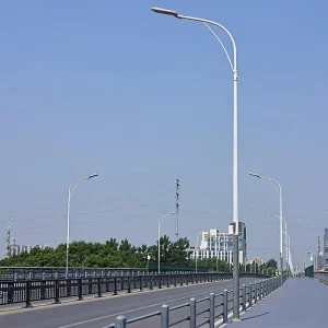 Anti Corrosion Hot Dip Galvanized Street Light Pole with Custom Height