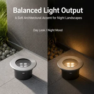 Anti-Corrosion Round LED Buried Underground Light IP67 Waterproof Outdoor 15W Garden Pathway Inground Lamp