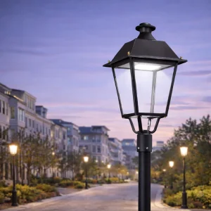 Anti-Rust Aluminum Marine IP66 IK08 Powder Painting 75W AC Bollard SPD10KV for Garden Walkways LED Light