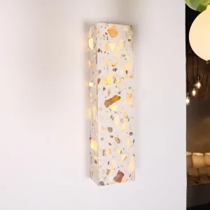 Applique Murale Terrazzo Wall Decor Light Interior Nordic Outdoor Long Strip Led Wall Lamps for Living Room Bedside Hotel
