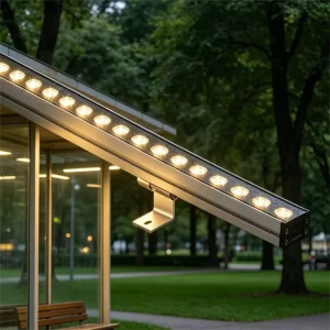 Architectural Exterior Aluminum IP67 Waterproof Linear LED Outdoor Building Decorative Wall Washer Lamp