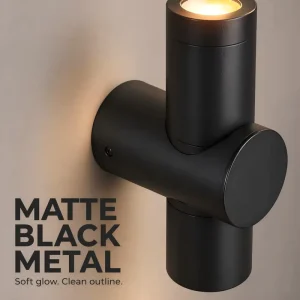 Architectural Modern Outdoor LED Cylinder Wall Light 5W DC12V 24V IP65 Waterproof Garden Facade Lamp