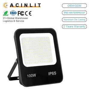 Architectural Wall Otudoor Waterproof 2 Years Warranty Slim Lamp Power of 100w 200w Portable Flood Lights LED Flood Fixture