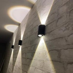 Art Modern Indoor Interior Outside Wall Mounted Exterior LED Wall Lamps Outdoor Waterproof Wall Light