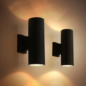 Aurora LED Outdoor COB Waterproof Aluminum Wall Lighting Fixture Minimalist Modern Design Wall Switch Control