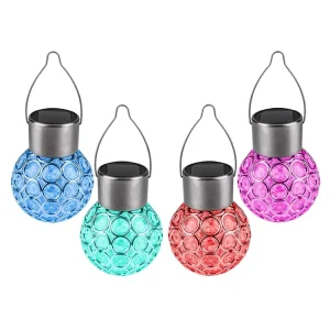 Auto Color Changing Landscape Decorative Hanging Bulb Powered Outdoor Lighting Waterproof Lights Led Solar Garden Light Lamp