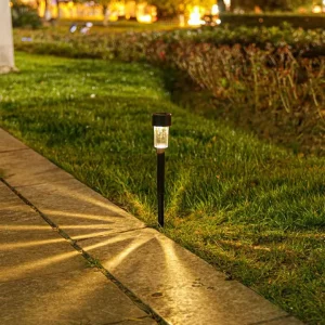 Auto Dusk to Dawn Solar Garden Light LED Outdoor Waterproof IP65 Garden Pathway Landscape Spike Solar Lawn Light Courtyard Lamp