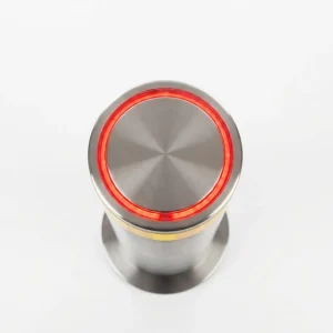 Automatic Rising Bollard 304 Stainless Steel Hydraulic Electric Remote Control Parking Lot and Driveway Security Post with LED
