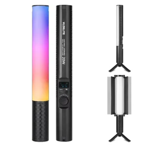 B20RGB Mini LED Tube Light Full-Color RGBWW Magnetic Light Stick for Video Studio Photography Lighting