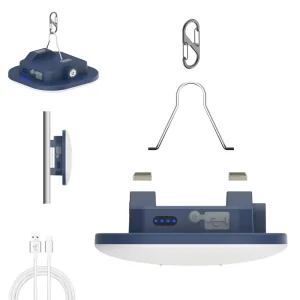 Banqcn Rechargeable LED Camping Lamp Waterproof Dimmable Multi-function Portable Outdoor Garden Hanging Night Light