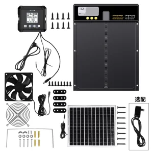 Batch Modern Electric Chicken Coop Door Light Sensor App Control Fan Heat Dissipation Aluminum Alloy Plastic Home