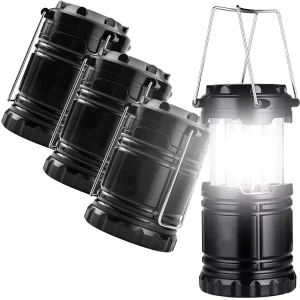 Battery-Powered LED Emergency Camping Lantern