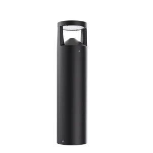 Black Aluminum IP65 AC Solar Garden Outdoor Wall Mounted Pillar Lights Modern Simple Waterproof LED Motion Sensor