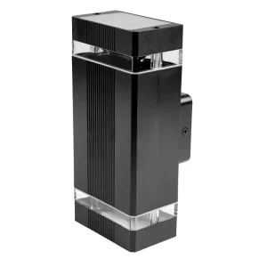 Black High Quality IP54 Embedded LED Wall Lamp for Hotel Garden up and Down Corridor Stair Lighting ROHS and CE Certified