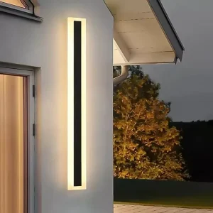 Black Modern Outdoor Porch Lighting for Corridor Up and Down Wall Mount LED Wall Light Fixture