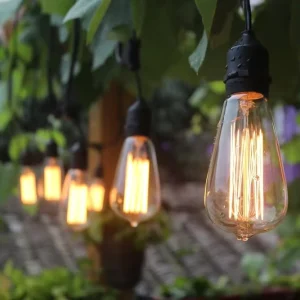 Black and White Christmas Indoor & Outdoor Commercial Wedding LED String Lights