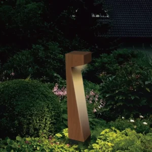 Bollard Light Outdoor LED Lawn Light Garden Light AC Wooden 10W 85-265V 100LM/W PC Aluminum 100XH600MM