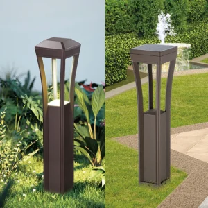 Bollard Light Outdoor LED Lawn Light Garden Light Solar 1-3W 5V 3.5AH 120LM/W PC Aluminum IP65 170XH700MM