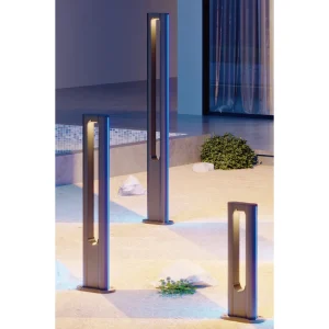 Bollard Light Outdoor LED Lawn Light Garden Light Solar 4.5W 120LM/W 5VX4W PC Aluminum 180XH800MM