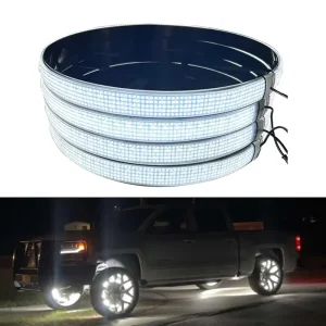 Brand New 15 inch and 17 inch Car RGB Rim Lights 5 row and 10 row Rim Lights LED Car Wheel Hub Light Accessories