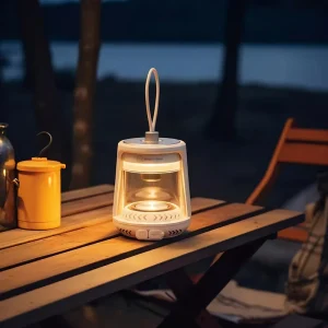 Bright Bird Outdoor Camping Lantern RGB Color Rechargeable LED Tent Light Magnetic Base Dimmable Brightness 1400mAh Battery Life