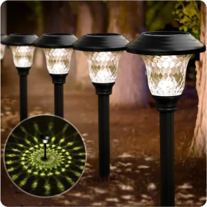 Bright Solar Lights Outdoor Waterproof Solar Auto On Off Solar Powered Garden Pathway Lights Landscape Lighting 119