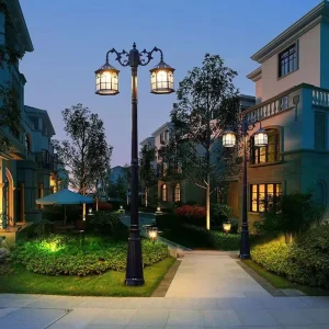 Bulk Order Garden Lamp Post Outdoor LED IP65 Waterproof Aluminum Landscape Lighting for Residential Community Park Project
