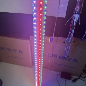 Bumper Car Tail Light RGB LED 360-Degree Luminous Lamp Tube with Running Horse Design