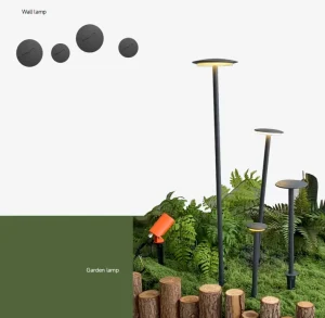 CE Certification Outdoor Garden Lights Mini Garden Lights Dia60/90/130mm 4 Sizes Height Garden Light for Villa Use