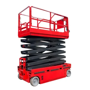 CE Certified Self-Propelled Aerial Scissor Lift Platform 100kg-1000kg Capacity with 4m-16m Extension for Home Use and Hotel