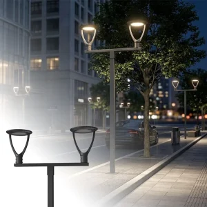 CE ROHS Certified IP65 Waterproof Outdoor Yard Post Top LED Garden Light 75W 100W 120W 150W