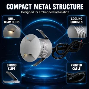 CE RoHS LED Inground Light 50000H Lifespan IP68 Stainless Steel Cover 5 Years Warranty Factory OEM ODM Customized Service
