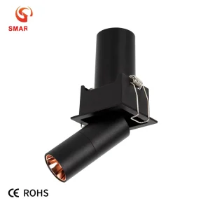 CE Rohs Indoor Stretch Pull-Out LED Linear Spot Down Light 1-5 Head 5W 0-10V for Dimmable Ra80 Ra95 Aluminum