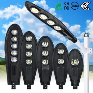 COVEDA Road Lamp Outdoor Lighting IP65 Waterproof AC 50W 100W 150W 200W 250W Cobra COB Led Street Light
