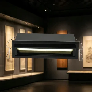 CRI Embedded LED Linear Wall Washer 10W 20W 30W for Exhibit Gallery Showcase Lighting