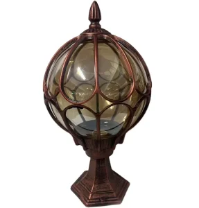 Cast Aluminum and Glass Outdoor Pillar Light Waterproof Outdoor Standing Light (20709M 1S)